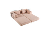 Convertible Corduroy 4-in-1 Sleeper Sofa Bed - Omega Lifestyles
