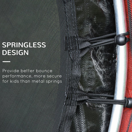 Kids Springless Indoor Outdoor Safety Trampoline With Net - Omega Lifestyles