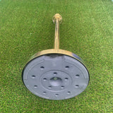 Set of 4 Stainless Steel Gold Velvet Rope Posts - Omega Lifestyles