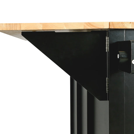 Kitchen Cart With Rubber Wood Drop-Leaf Countertop Storage - Omega Lifestyles