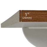 Farmhouse Kitchen Island Rolling Cart With Power Outlet - Omega Lifestyles