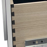 Modern Pearl White Synthetic Wood Dresser With Ample Storage - Omega Lifestyles