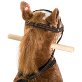 Kids Plush Rocking Horse Toy With Realistic Sounds - Omega Lifestyles