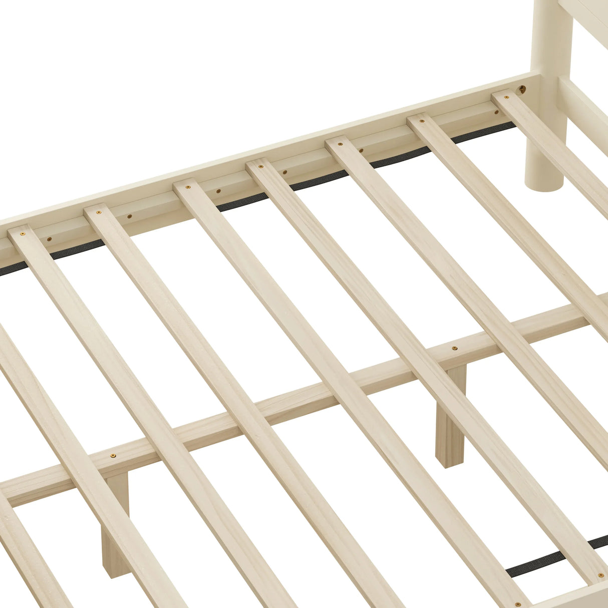 Queen Solid Wood Platform Bed Frame With Headboard - Omega Lifestyles