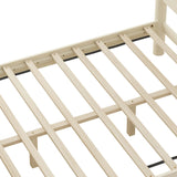 Queen Solid Wood Platform Bed Frame With Headboard - Omega Lifestyles