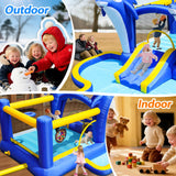 8-in-1 Inflatable Water Park Slide Trampoline Playhouse - Omega Lifestyles