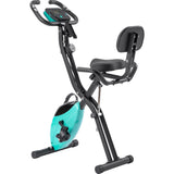 Folding Magnetic Resistance Exercise Bike With LCD Monitor - Omega Lifestyles