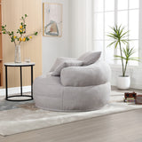 Modern Chenille Circular Foam Sponge Sleeper Chair - Omega Lifestyles