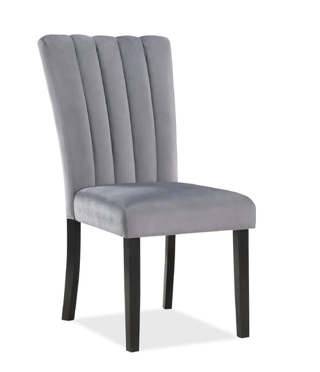 6-Piece Contemporary Faux Marble Dining Table Set With Upholstered Chairs And Bench - Omega Lifestyles