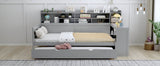 Multi-Functional Wooden Bed Frame With Trundle And Desk - Omega Lifestyles