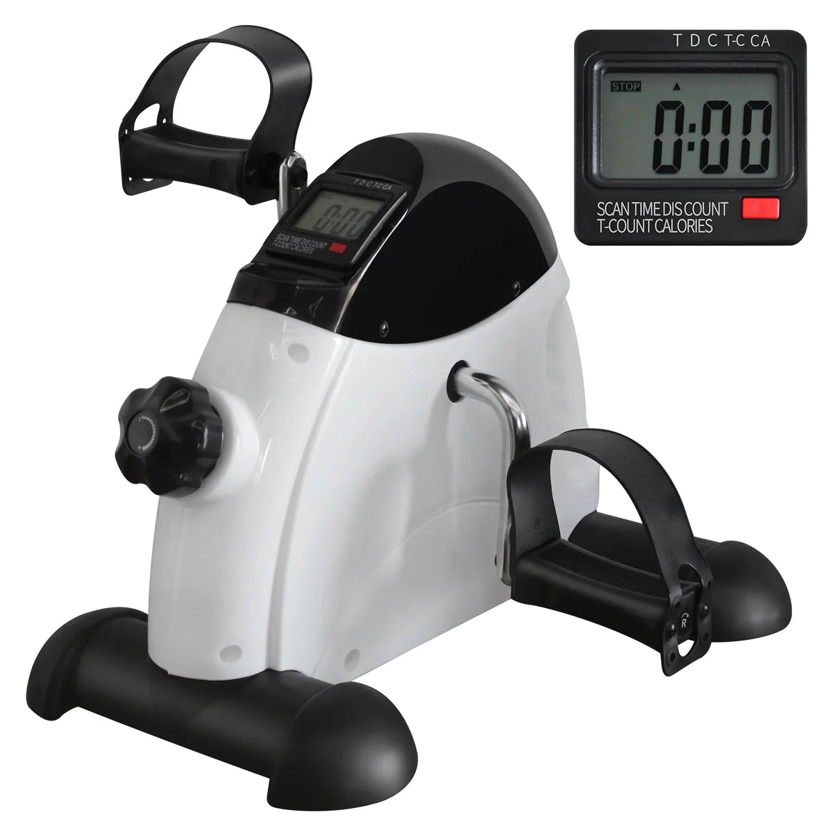 Mini Exercise Bike With LED Display And Instep Strap - Omega Lifestyles