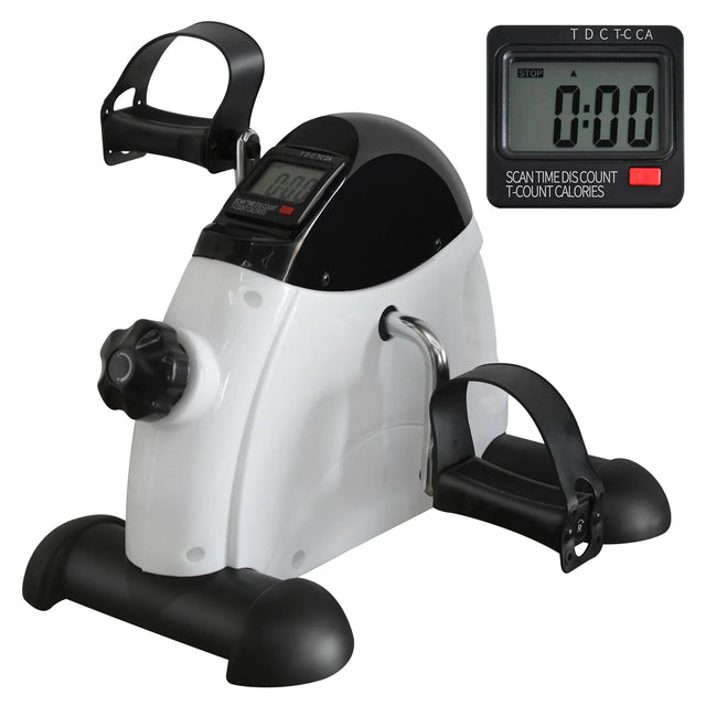 Mini Exercise Bike With LED Display And Instep Strap - Omega Lifestyles