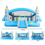 Multicolor Oxford Fabric Inflatable Jump N Slide Bouncer - Omega Lifestyles