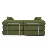 Modular Folding Corduroy Convertible Sofa Bed - Omega Lifestyles