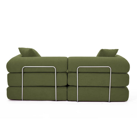 Modular Folding Corduroy Convertible Sofa Bed - Omega Lifestyles