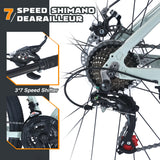 27.5-Inch 21-Speed Aluminum Alloy Mountain Bike - Omega Lifestyles