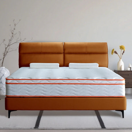 Queen Medium 12-Inch Hybrid Memory Foam Pocket Spring Mattress - Omega Lifestyles