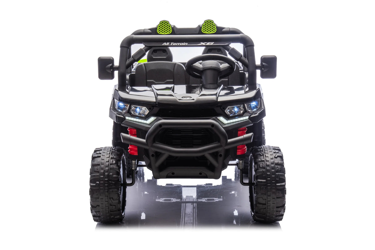 24V 2-Seater 6-Wheel Electric Ride On Dump Truck - Omega Lifestyles