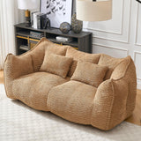 Dual Chenille Bean Bag Chair With High Resilience Foam - Omega Lifestyles