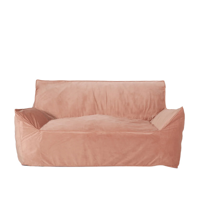 Velveteen Oversized Velvet Foam Filled Bean Bag Chair - Omega Lifestyles