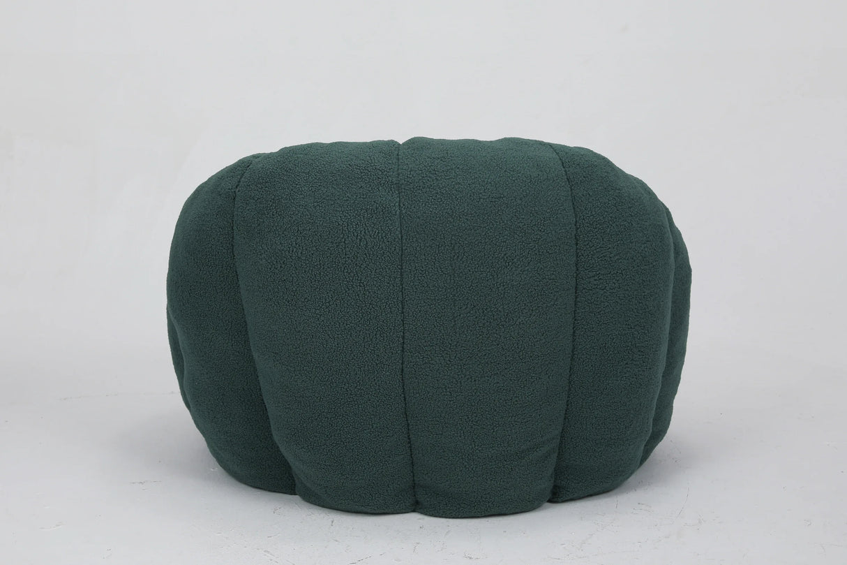Plush Teddy Fabric Foam Filled Bean Bag Chair - Omega Lifestyles