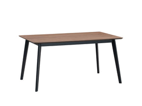 Rectangular Walnut Synthetic Wood Dining Table - Omega Lifestyles