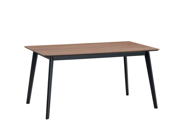 Rectangular Walnut Synthetic Wood Dining Table - Omega Lifestyles