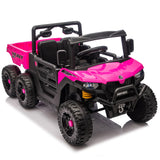 Kids Electric Ride On Six-Wheel Remote Control Dump Truck - Omega Lifestyles