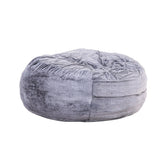 Soft Faux Fur Memory Foam 60-Inch Bean Bag Chair - Omega Lifestyles