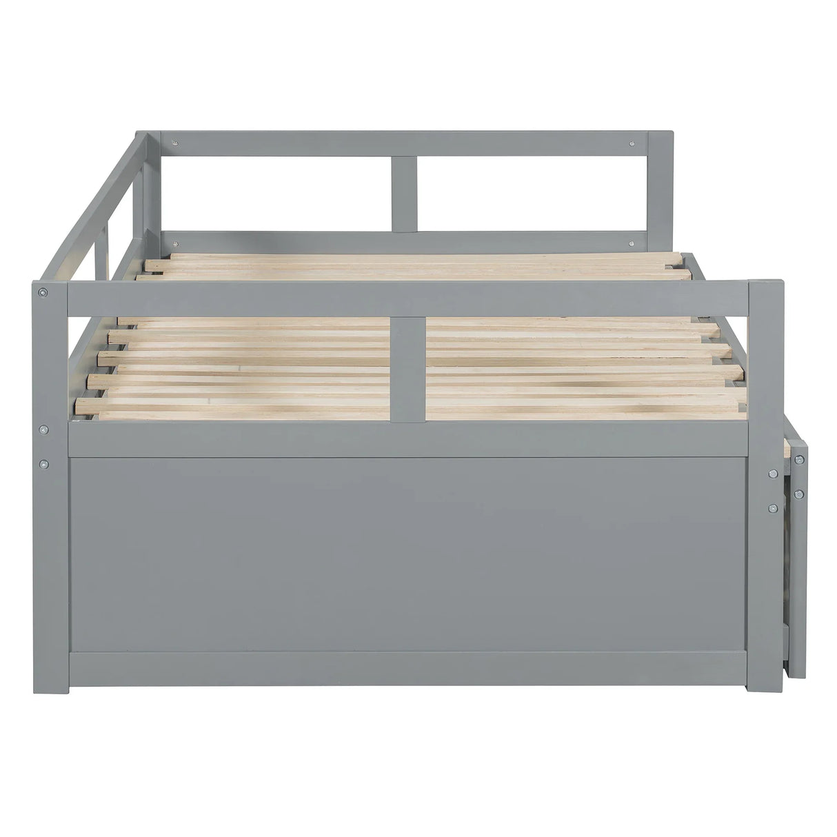 Twin Extending Solid Wood Daybed With Pull-Out Trundle - Omega Lifestyles