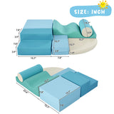 Indoor Soft Foam Climb And Crawl Playset For Kids - Omega Lifestyles