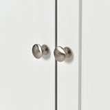 Rolling Mobile Kitchen Island With Solid Wood Top And Storage Cabinet - Omega Lifestyles