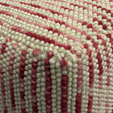 Handcrafted Woven Wool Cube Pouf Accent Stool - Omega Lifestyles