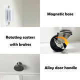 White Multi-Functional Kitchen Island Trolley Cart With Wheels - Omega Lifestyles