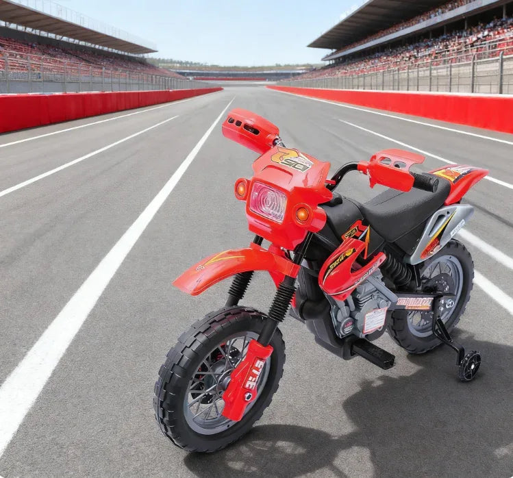 Electric Kids Ride-On Motorcycle Dirt Bike Toy - Omega Lifestyles
