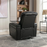 Power Reclining PU Leather Home Theater Recliner Chair - Omega Lifestyles