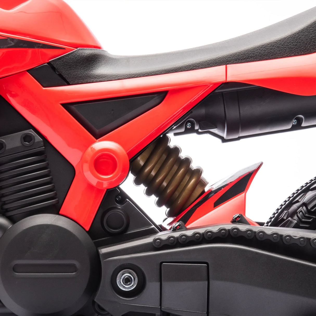 6V Kids Electric Motorcycle With Training Wheels And Horn - Omega Lifestyles