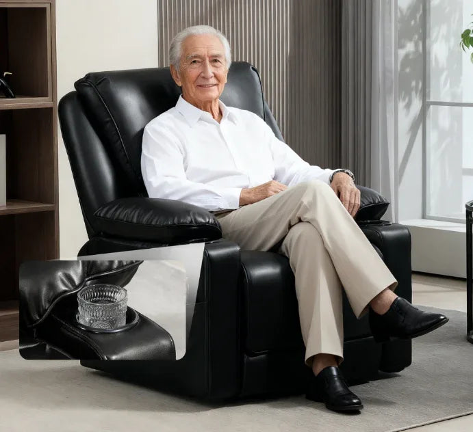 Power Lift Recliner Massage Chair With Heat Remote - Omega Lifestyles