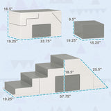 2-Piece Soft Foam Kids Climbing Play Set - Omega Lifestyles