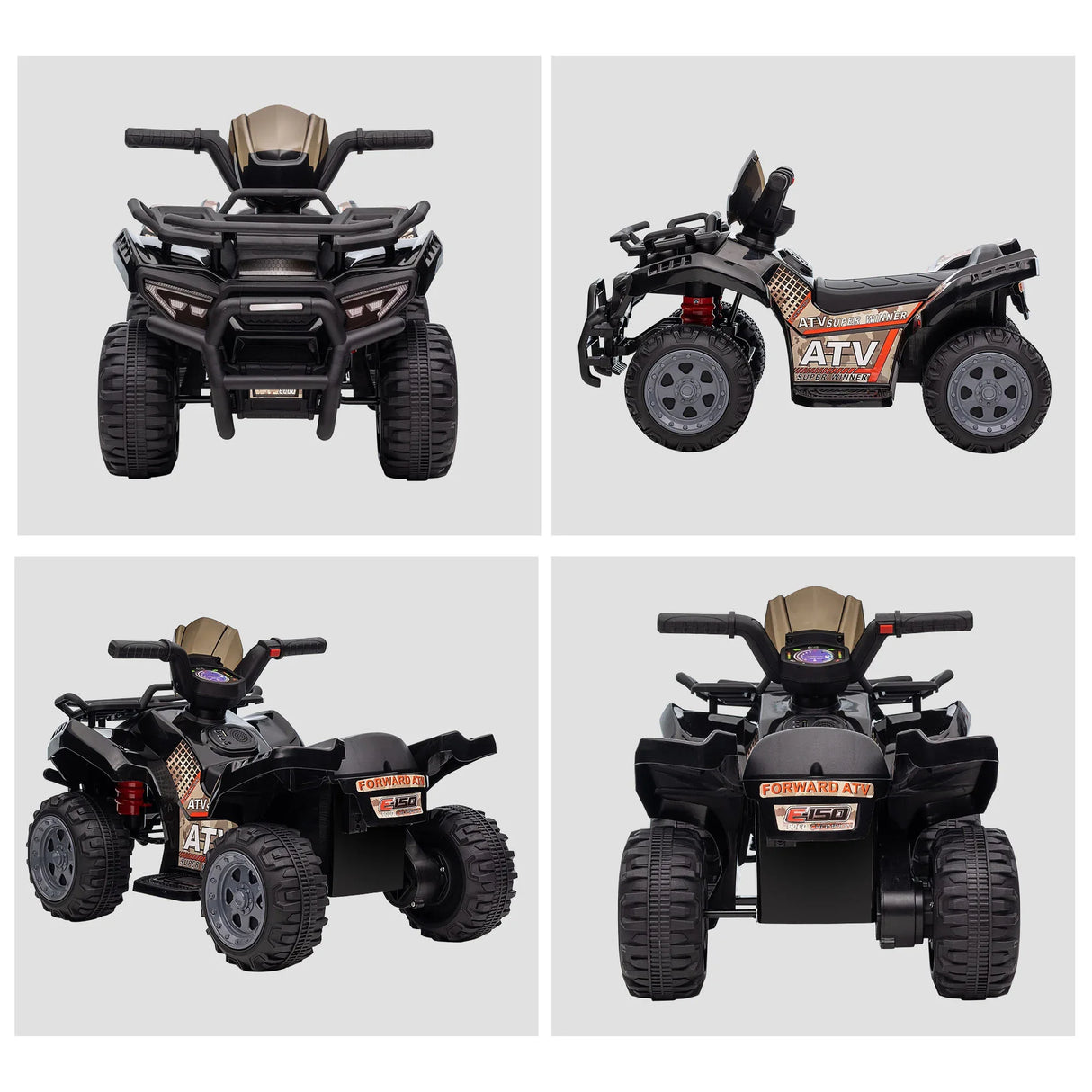 Kids 6V Battery Powered Electric Ride-On Four Wheeler - Omega Lifestyles
