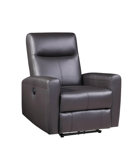 Top Grain Leather Match Power Motion Recliner - Omega Lifestyles