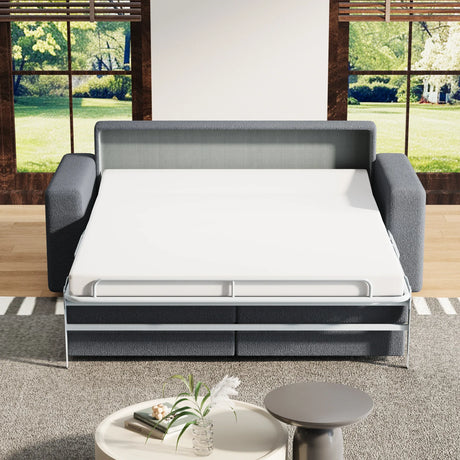 Full-Size Sleeper Sofa With Memory Foam Mattress - Omega Lifestyles