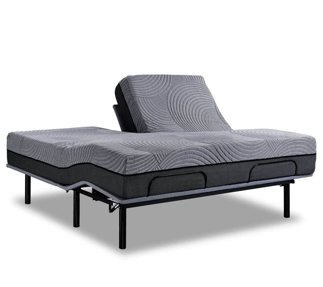 Soft 12-Inch Gel Max Cooling Memory Foam Split Top King Mattress - Omega Lifestyles