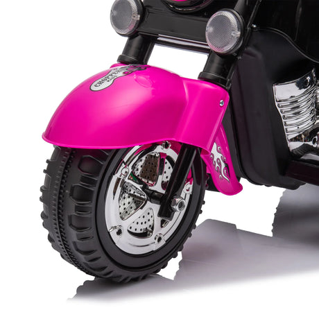 Kids 6V Battery Powered 3-Wheel Ride On Motorcycle Toy - Omega Lifestyles