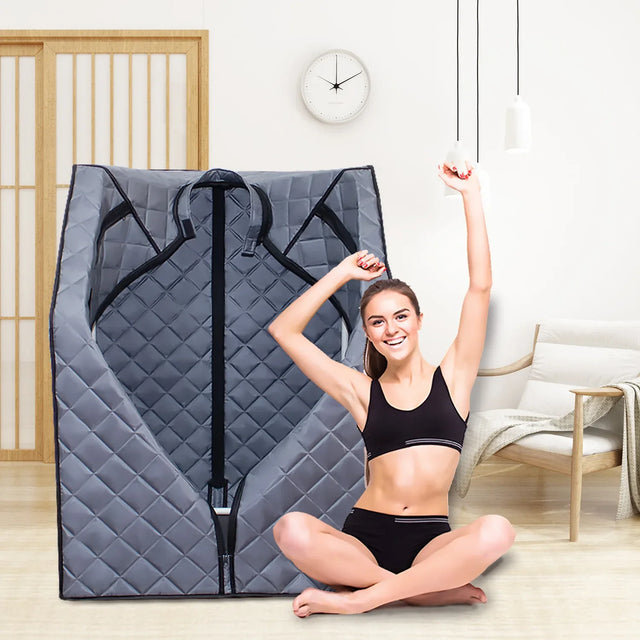 Portable Full-Size Steam Sauna Tent With Remote Control - Omega Lifestyles