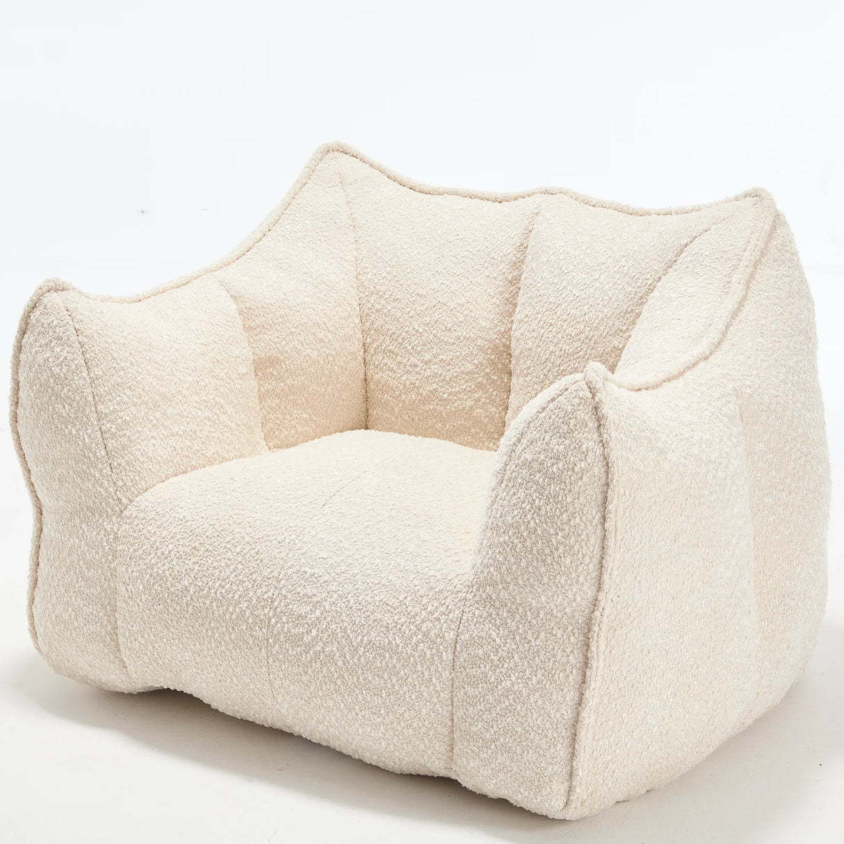 Chenille Bean Bag Chair With Resilient Foam - Omega Lifestyles