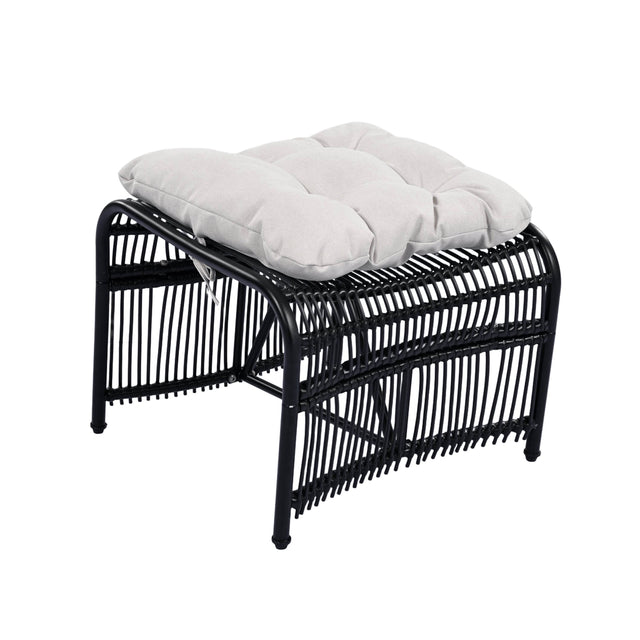 3-Piece Outdoor Wicker Patio Furniture Set With Cushions - Omega Lifestyles