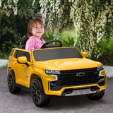 12V Licensed Chevrolet Tahoe Kids Ride-On Car With Remote Control - Omega Lifestyles