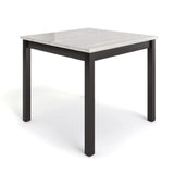 Transitional Casual Solid Wood Dining Table With 4 Stools Set - Omega Lifestyles
