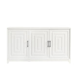 Modern White Particle Board MDF TV Stand Cabinet - Omega Lifestyles